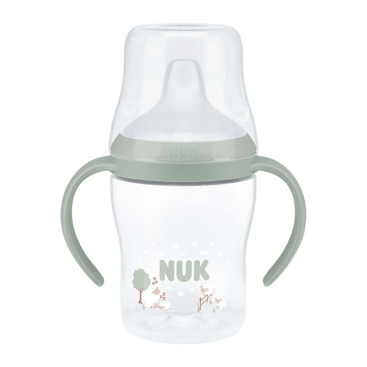 NUK Perfect Match Láhev na učení 6m+ 150 ml 1 ks sheep