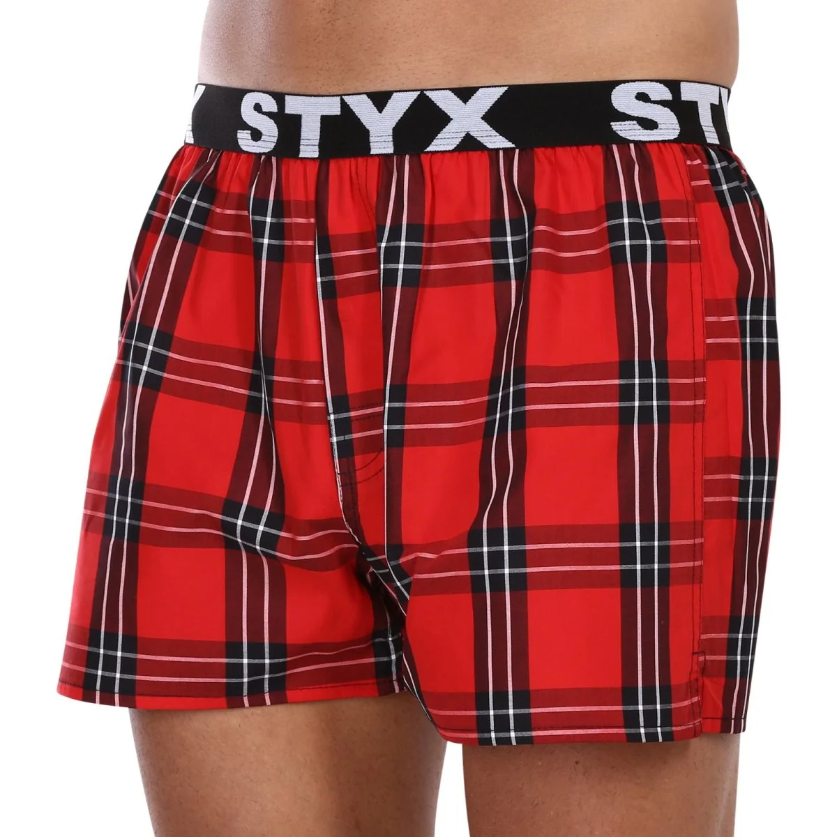 Styx 3PACK pánské trenky sportovní guma vícebarevné (3B10123) M