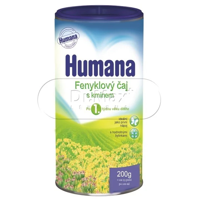 Humana Čaj fenyklový 200g po 1. týdnu