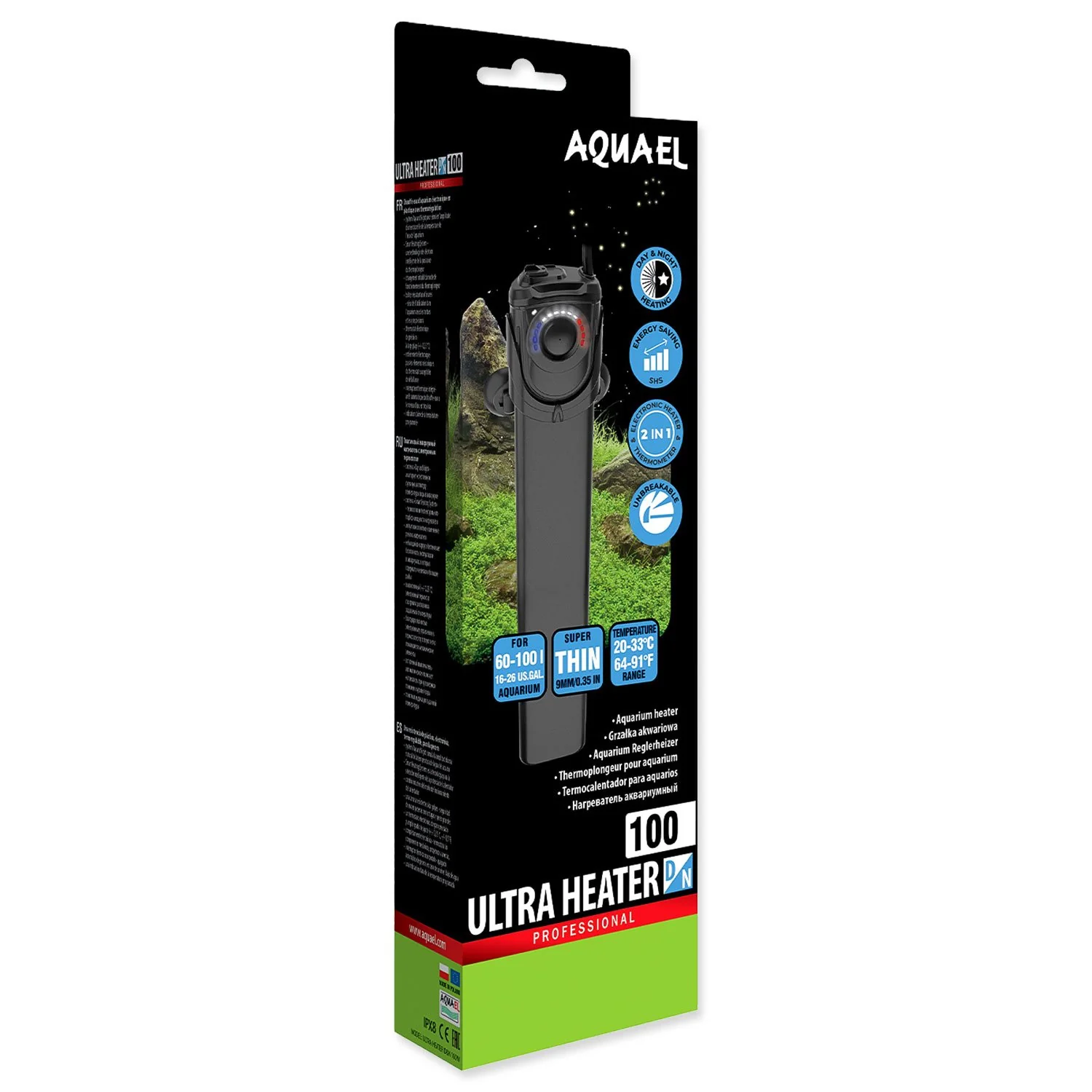 AQUAEL Topítko plastové Ultra Day & Night 100W