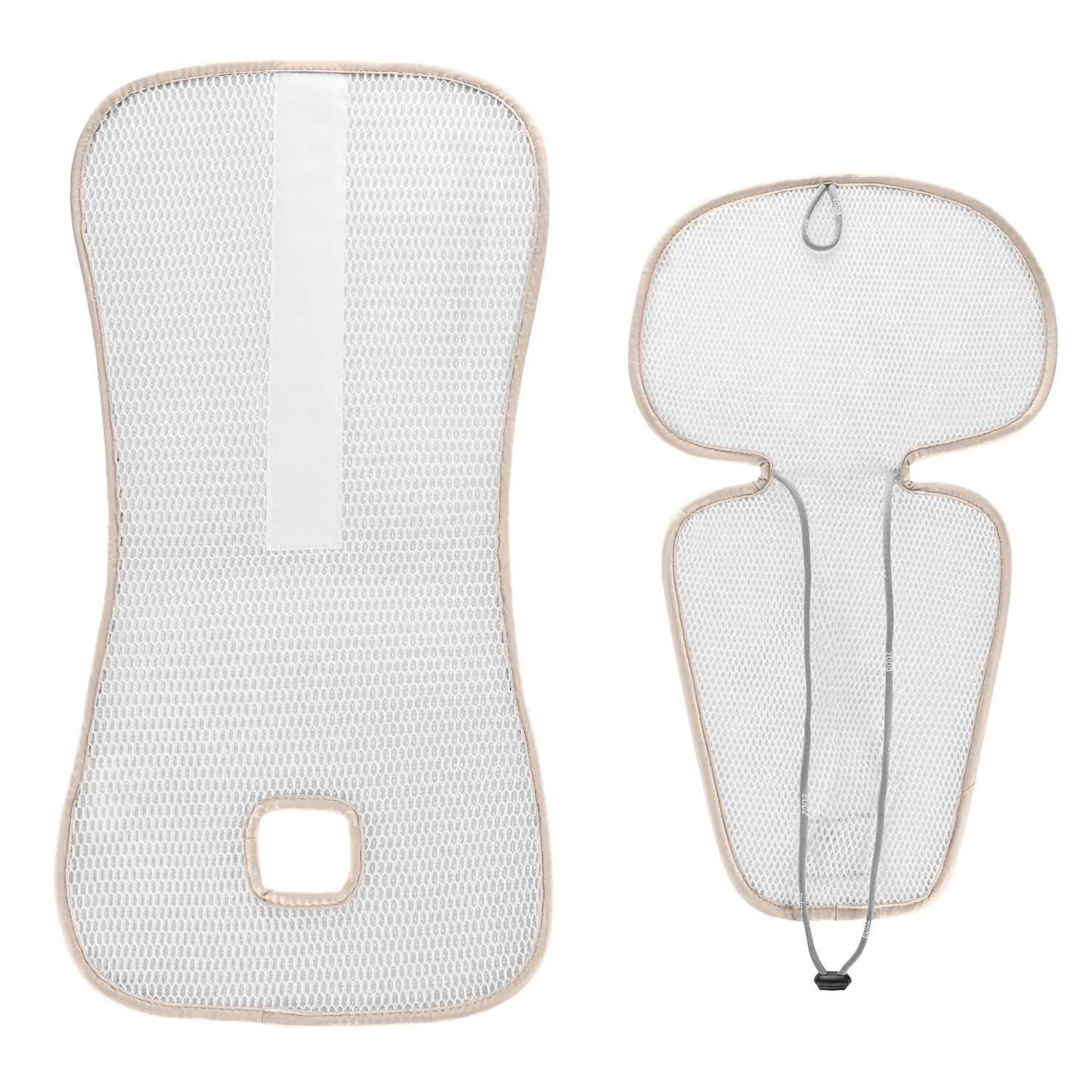 Zopa Prodyšná podložka do autosedačky Breeze sk. 2/3, Ivory Beige 6