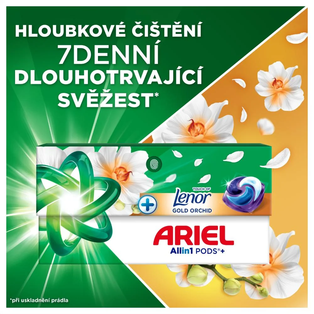 Ariel Touch of Lenor Gold Orchid kapsle na praní 50 ks