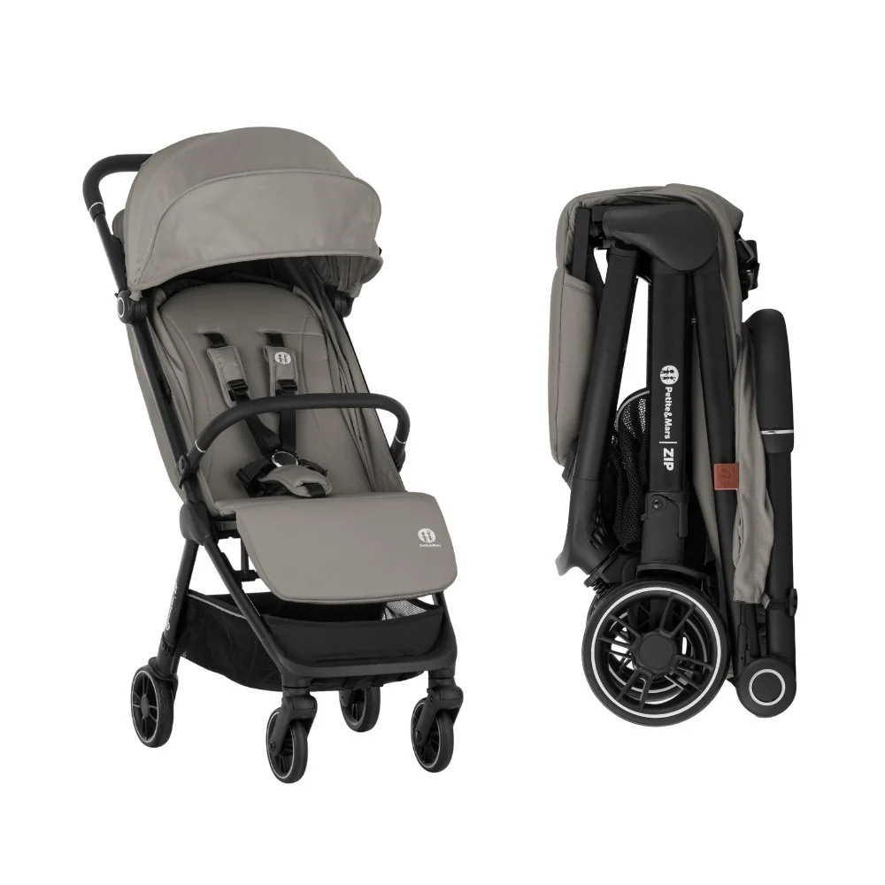 Petite&Mars Kočárek sportovní Zip Velvet Grey