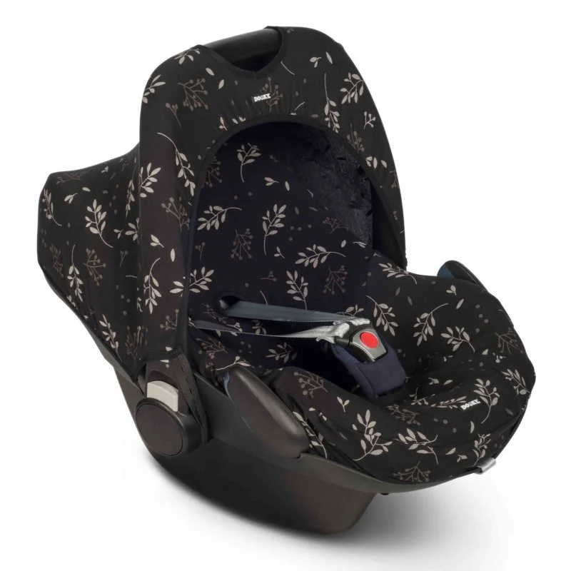 Dooky potah na autosedačku Seat Cover 0+ Romantic Leaves Black