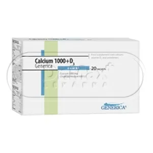 Calcium 1000+D3 combi Generica 20 sachets