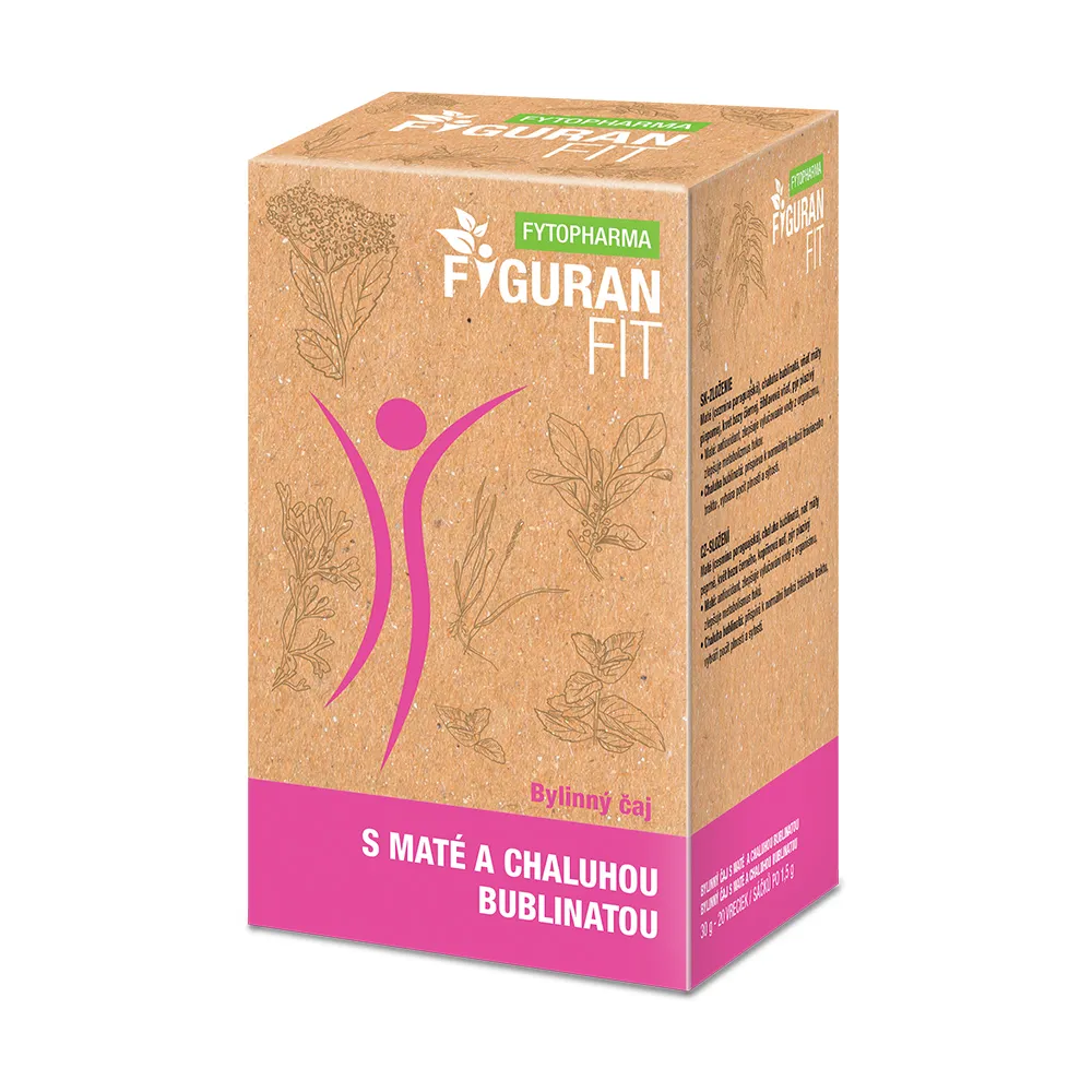 Fytopharma Figuran FIT čaj s maté a chaluhou 20x1,5 g