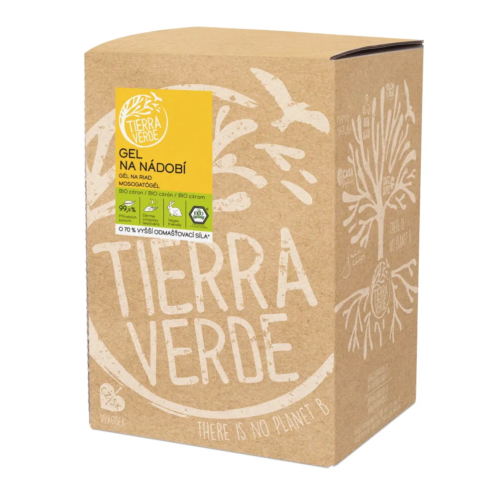 Tierra Verde Gel na nádobí BIO Citron 5 l