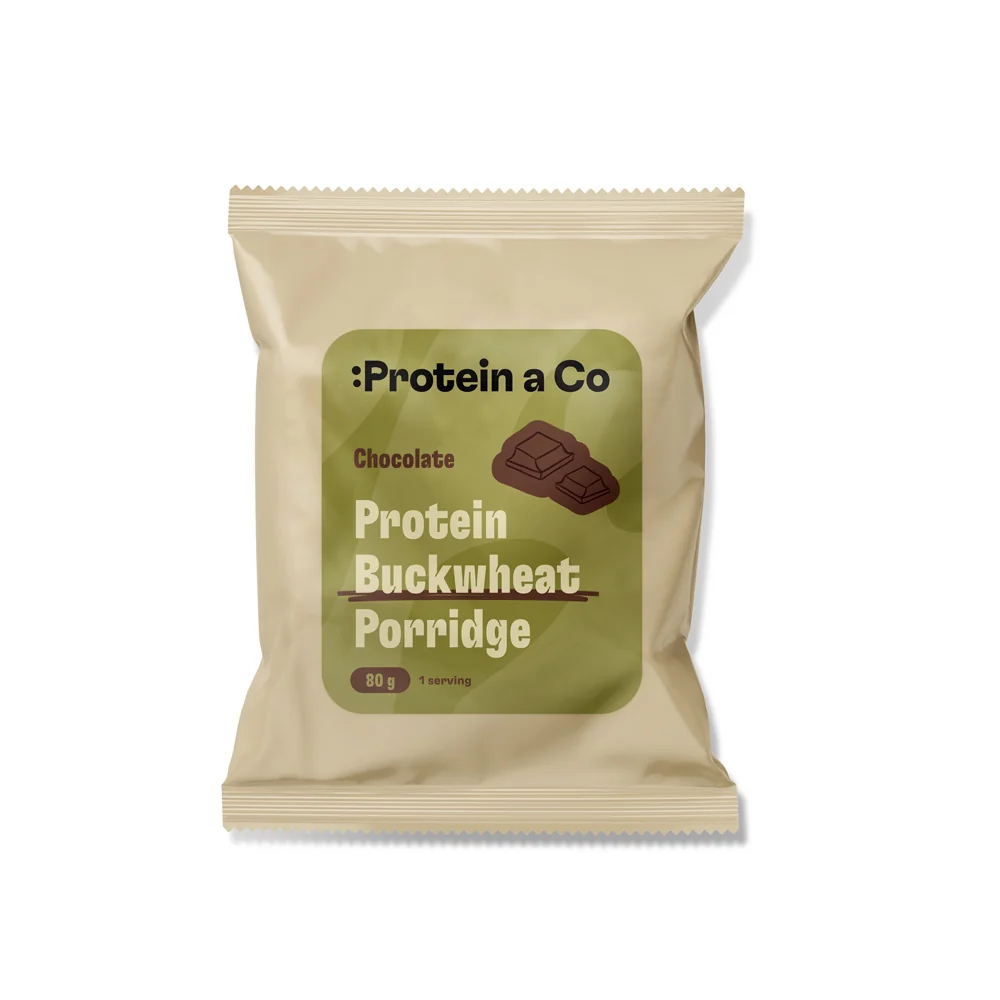 Protein a Co Proteinová pohanková kaše 80 g Čokoláda