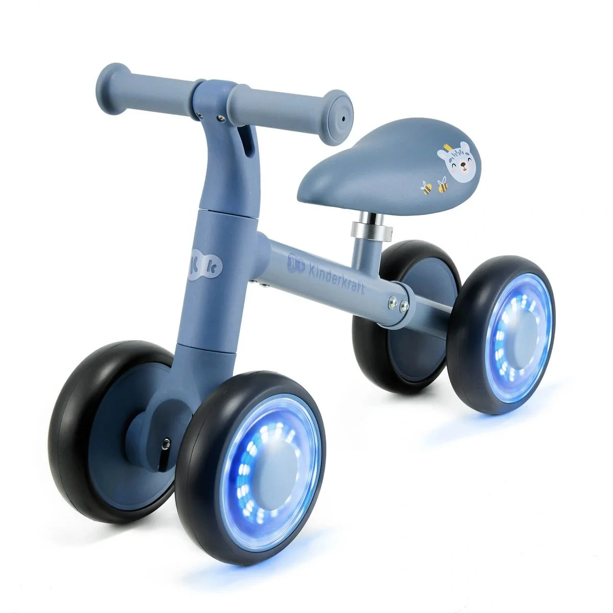 Kinderkraft Odrážedlo CUTIE FLASH se světelnými koly RGB – blue