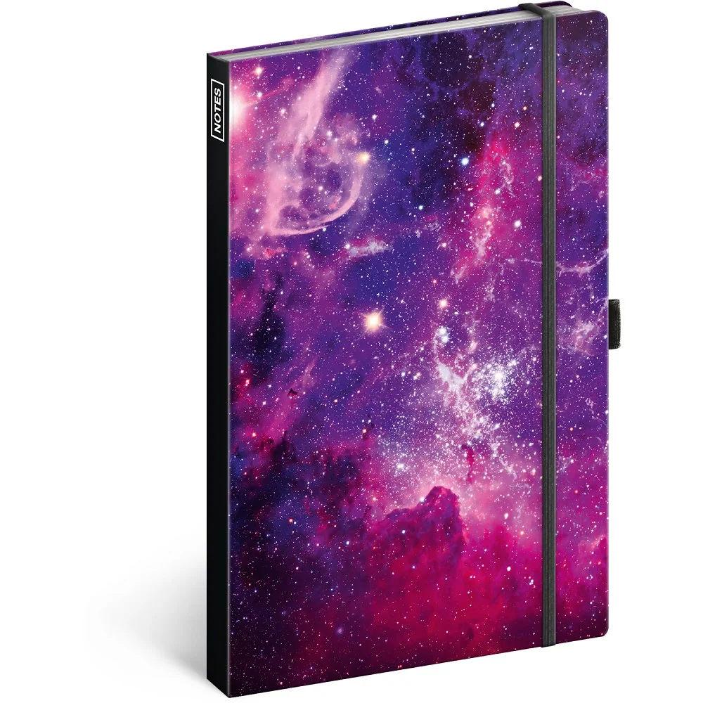 NOTIQUE Notes Galaxie, linkovaný 13 × 21 cm