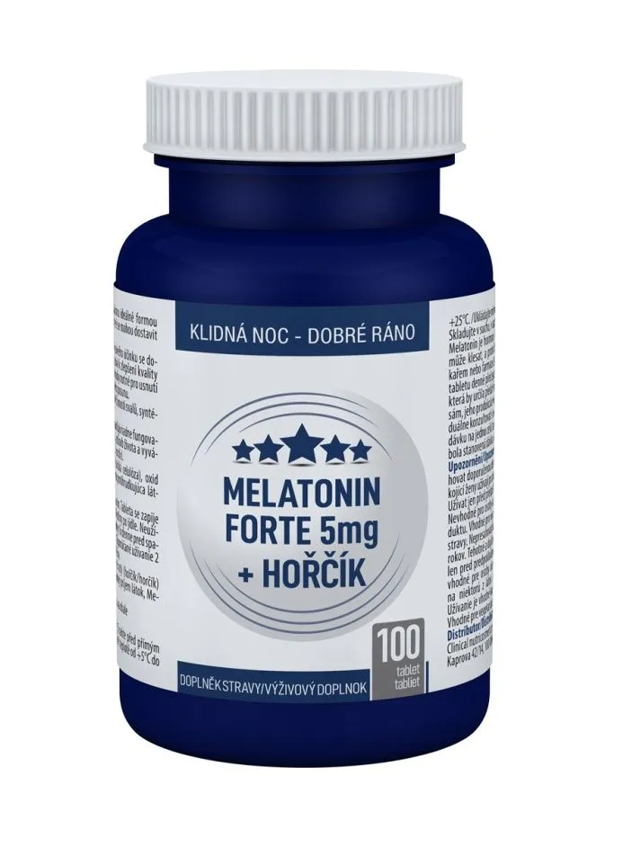 Clinical Melatonin Forte 5 mg + Hořčík 100 tablet