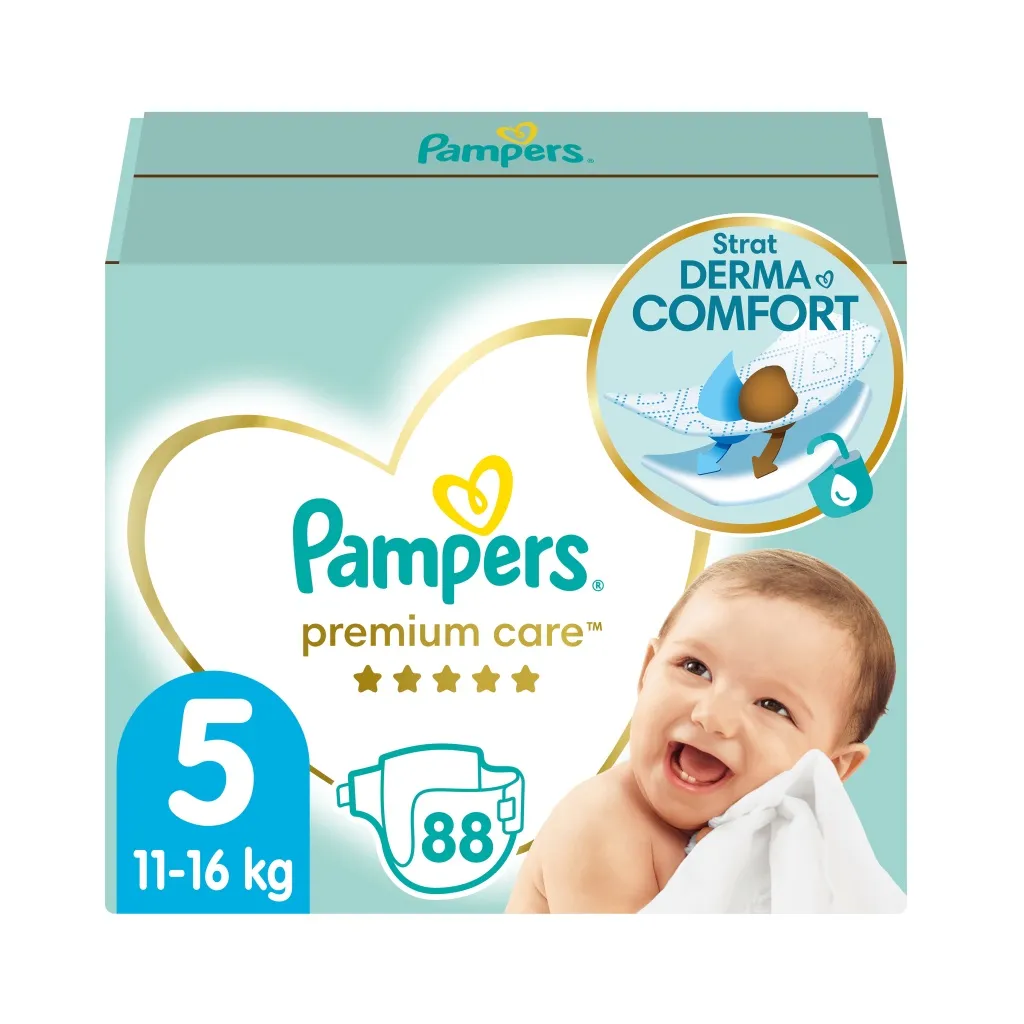 Pampers Premium Care vel. 5 11–16 kg dětské pleny 88 ks