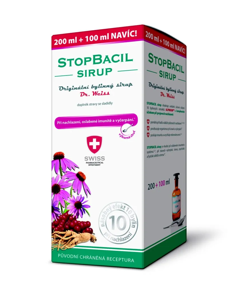 Dr. Weiss STOPBACIL sirup 200+100 ml