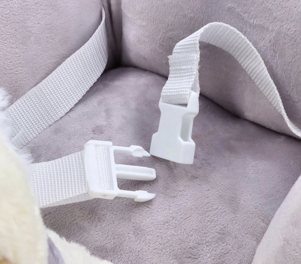 Adam Toys Houpací jednorožec se sedačkou, kolečky, cream