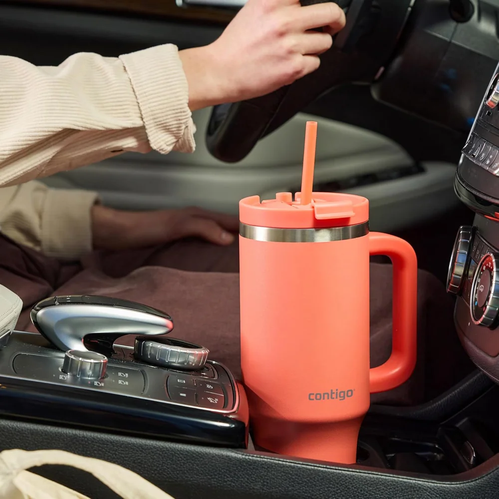 Contigo Láhev na pití Thermalock Tumbler 1200 ml korálová