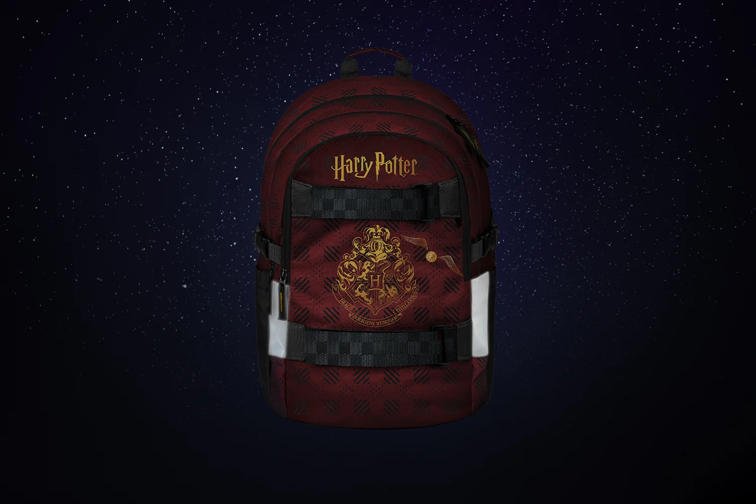 Baagl SET 3 Skate Harry Potter Bradavice vínový: batoh, penál, sáček