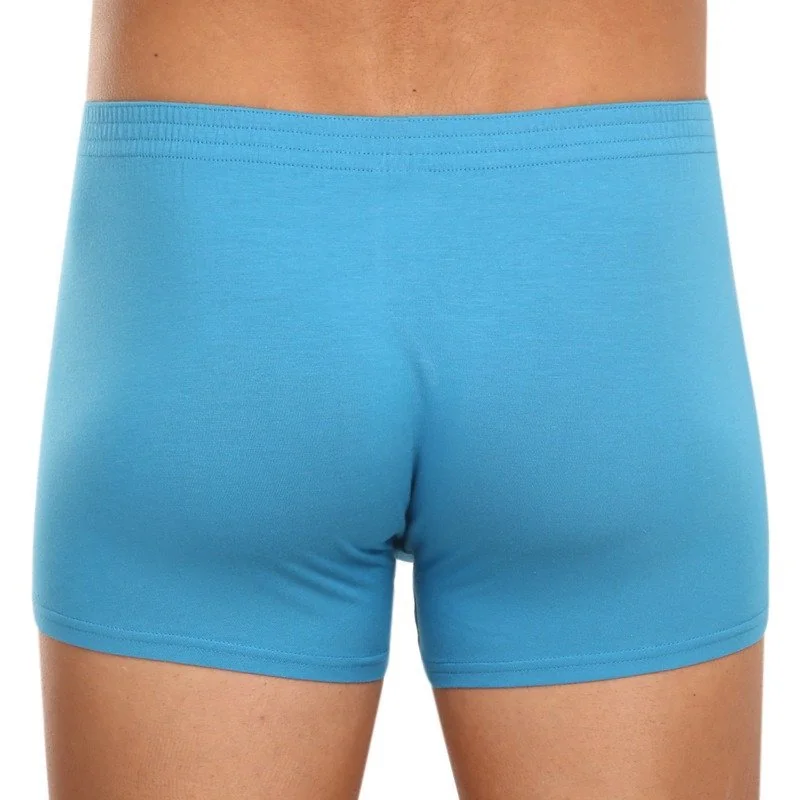Styx Pánské boxerky klasická guma modré (Q969) M