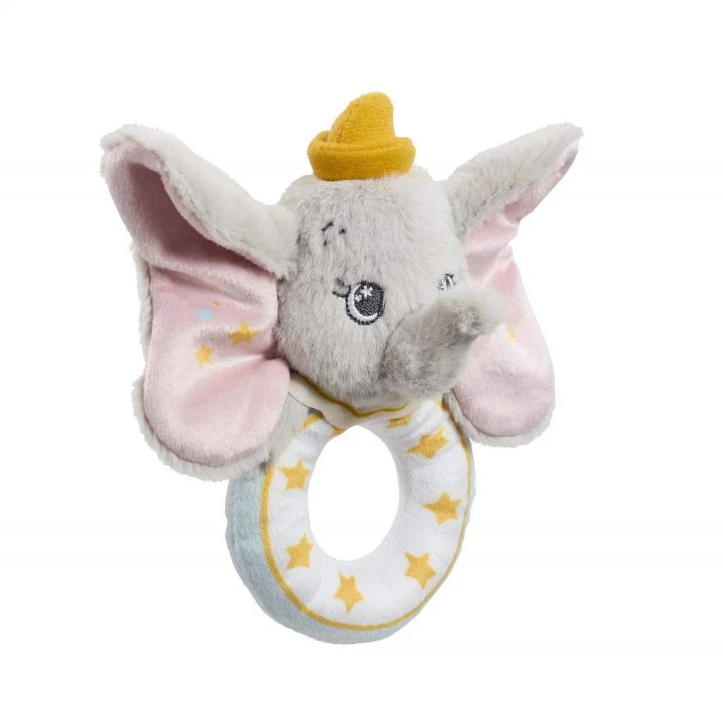 Rainbow Designs Limited Plyšové chrastítko Dumbo, Rainbow