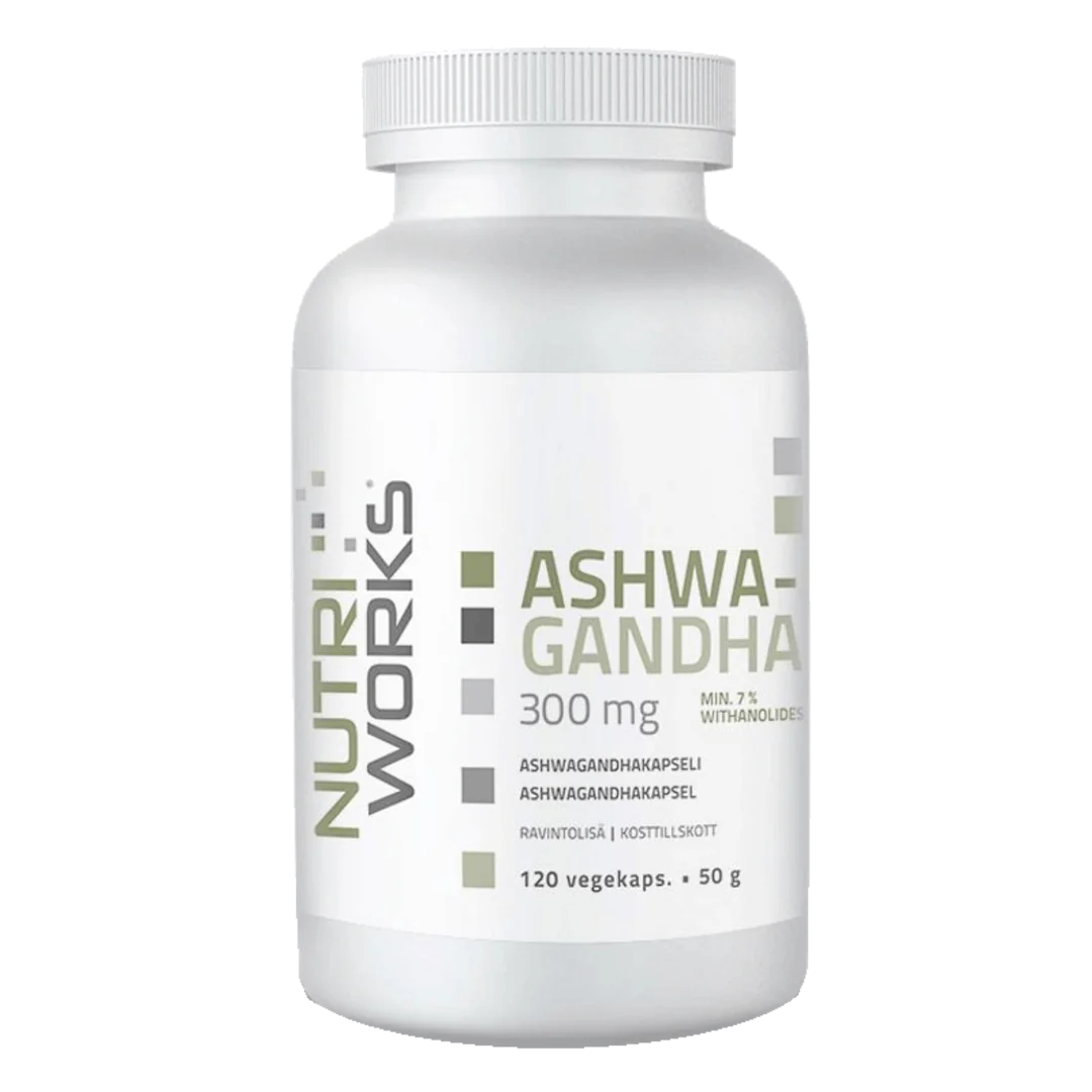NutriWorks Ashwagandha - 120 kapslí
