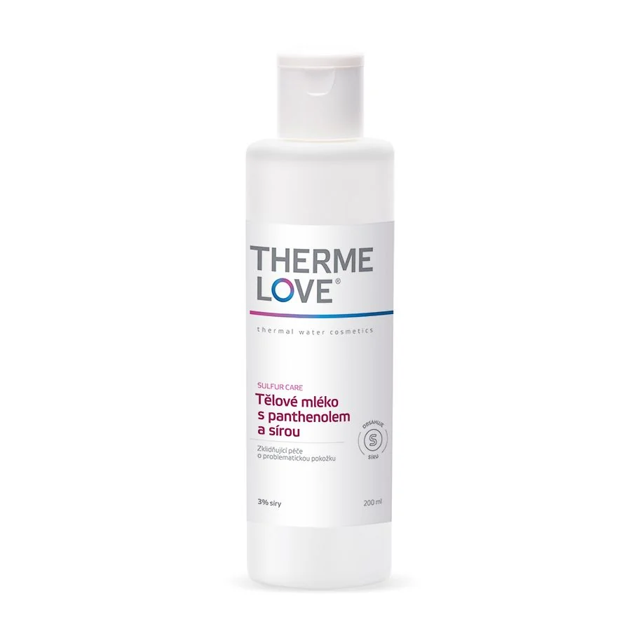 THERMELOVE Tělové mléko s panthenolem a sírou 200 ml