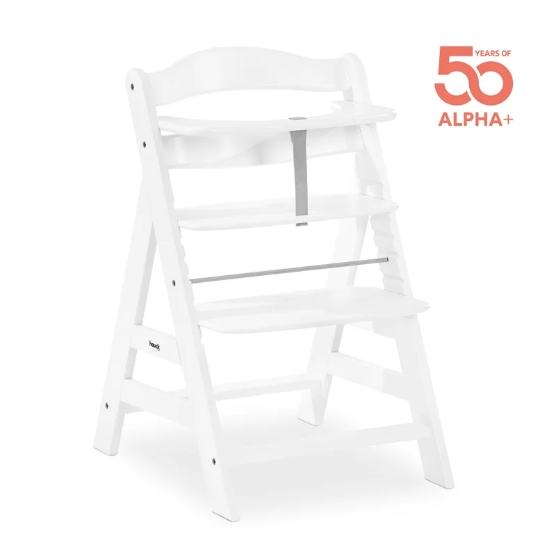 Hauck Alpha+ dřevěná židle, white