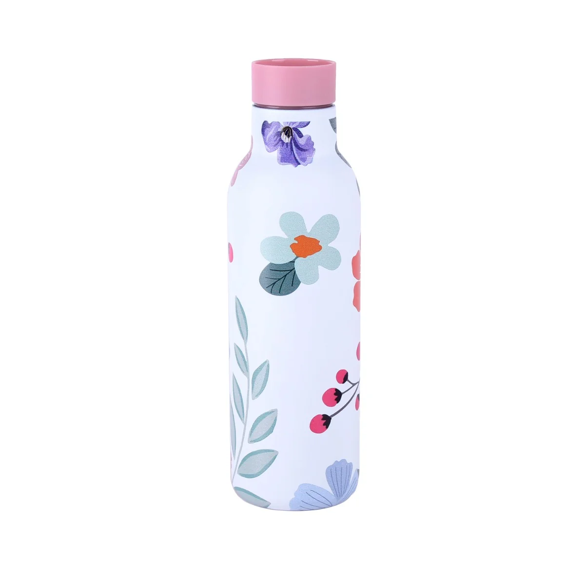 Kitchisimo Termoska 480 ml 1 ks růžová s květinami