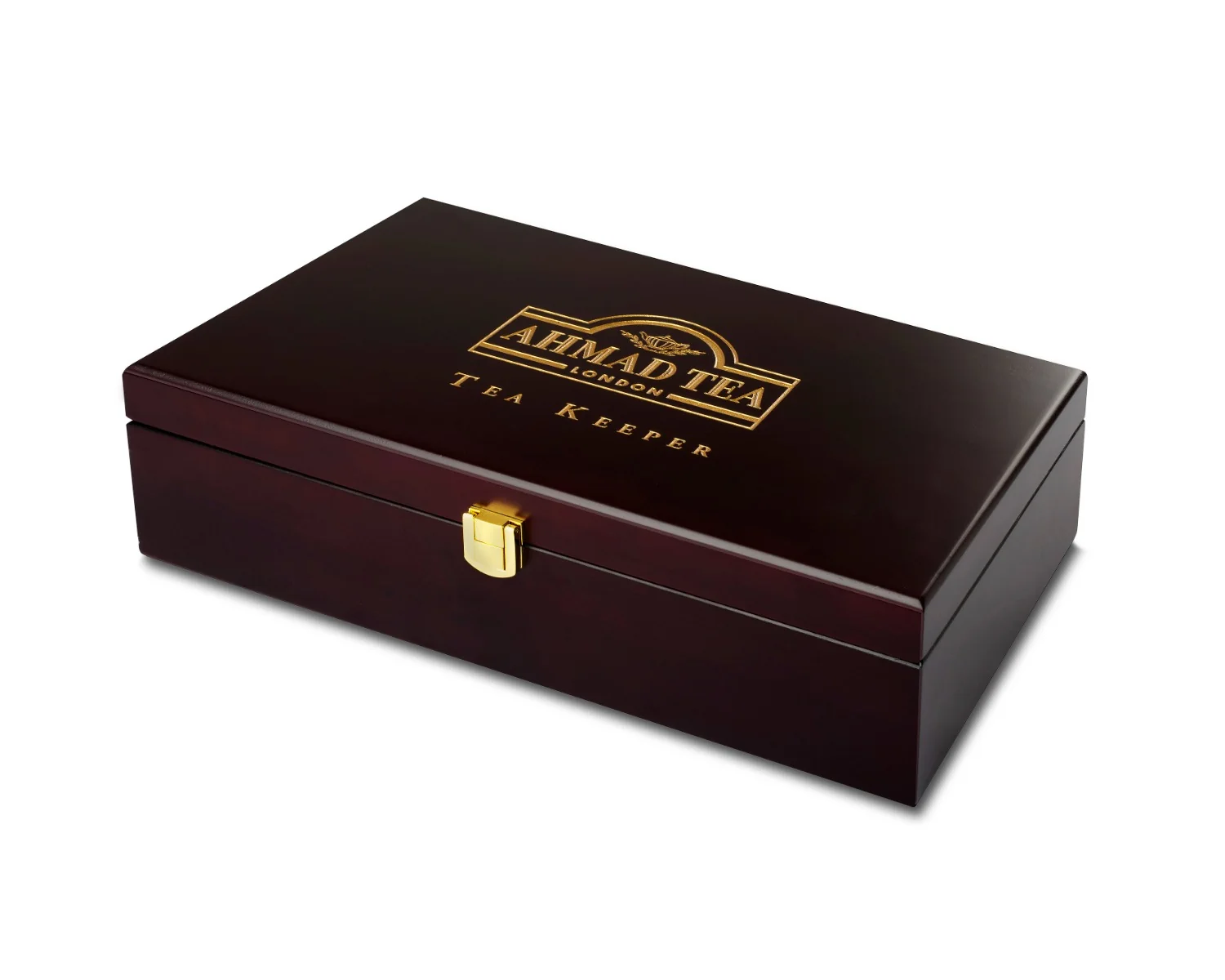 Ahmad Tea Tea Keeper Exlusive Quality dřevěná kazeta 80x2 g
