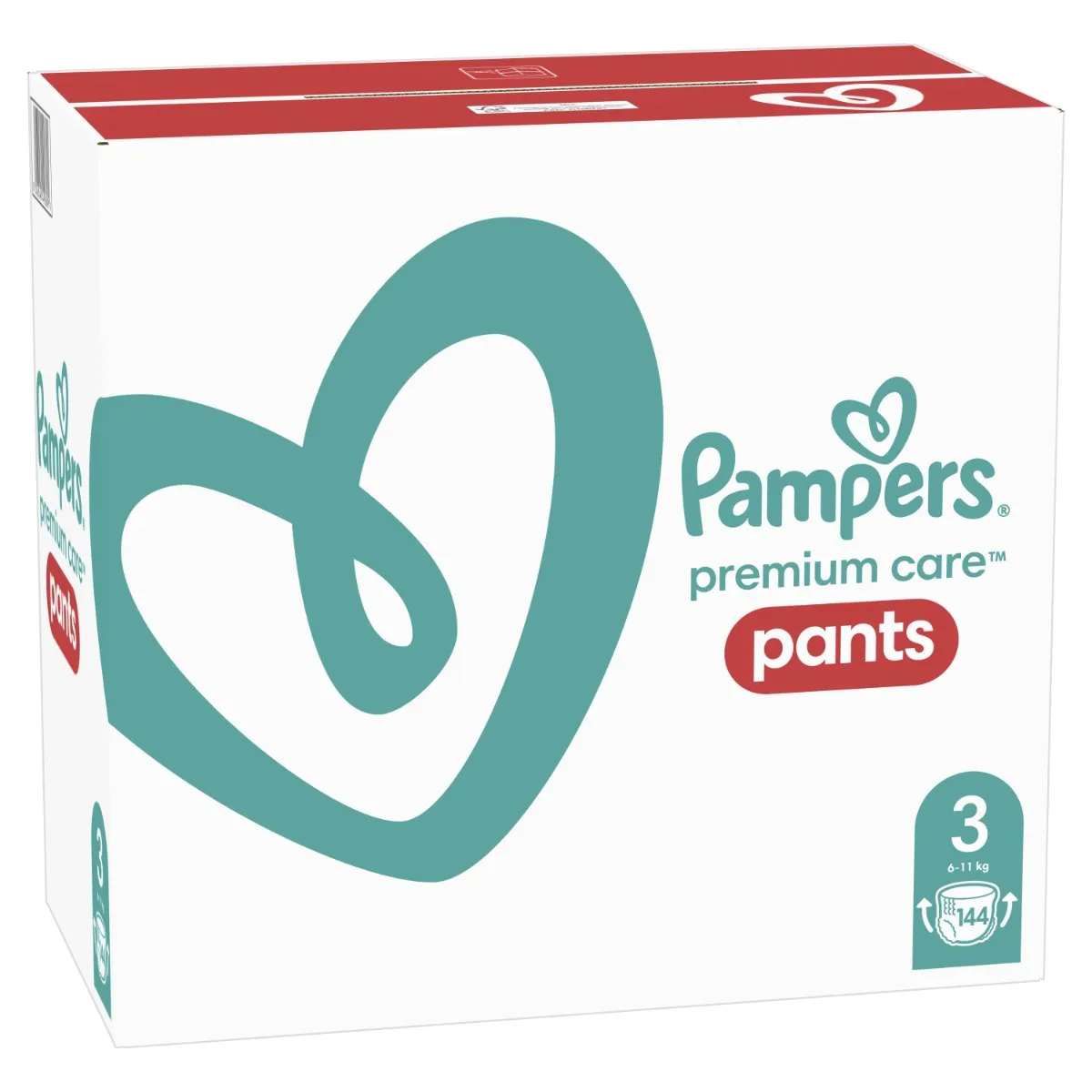 Pampers Premium Care Pants vel. 3 6–11 kg plenkové kalhotky 144 ks