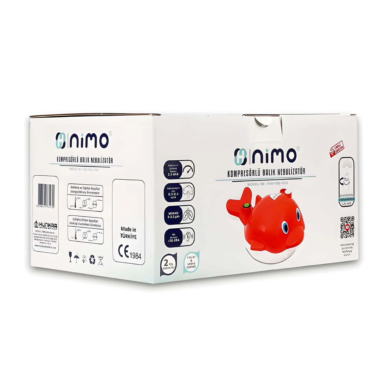 Nimo Kompresorový inhalátor HNK-NBL-FISH