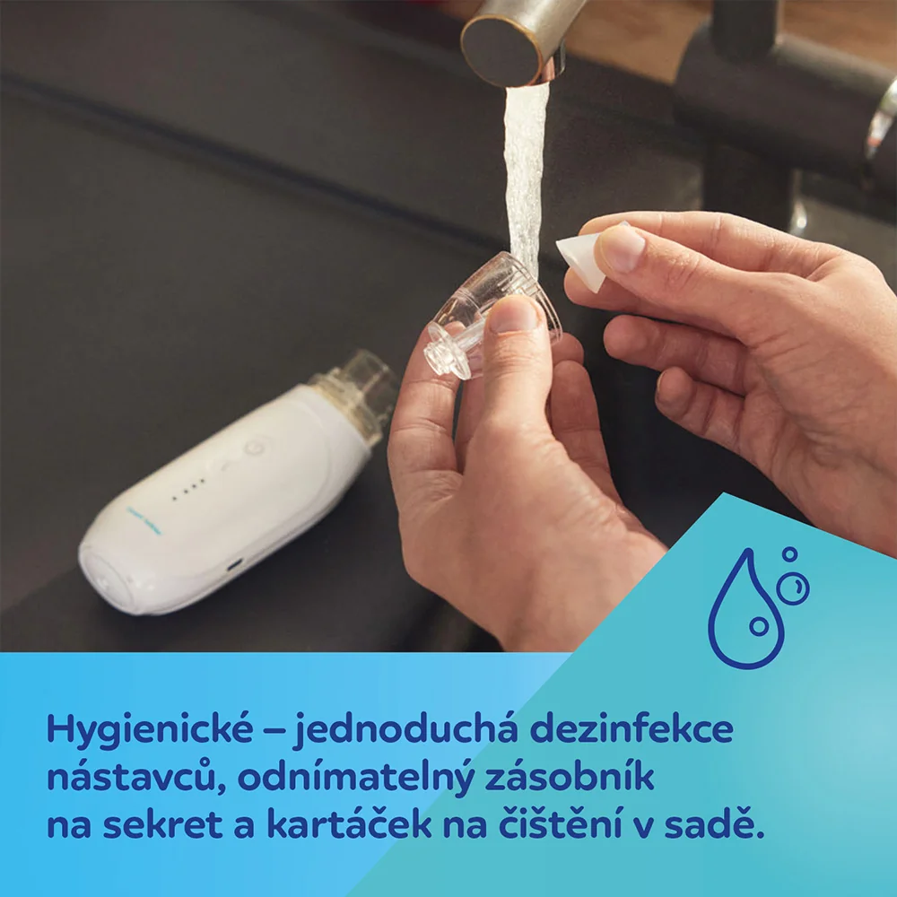 Canpol babies EASY&NATURAL elektrická nosní odsávačka