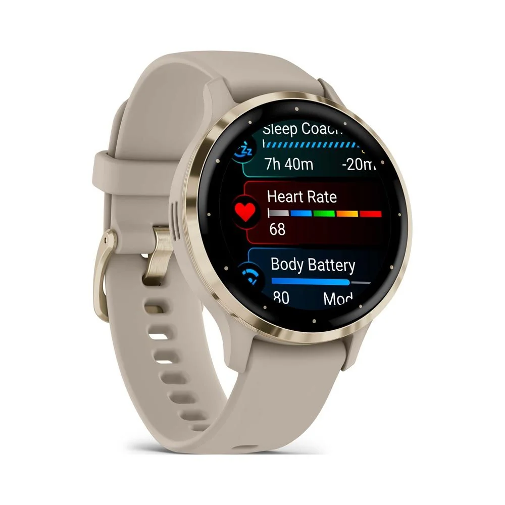 Garmin VENU 3S chytré hodinky French Gray/Soft Gold