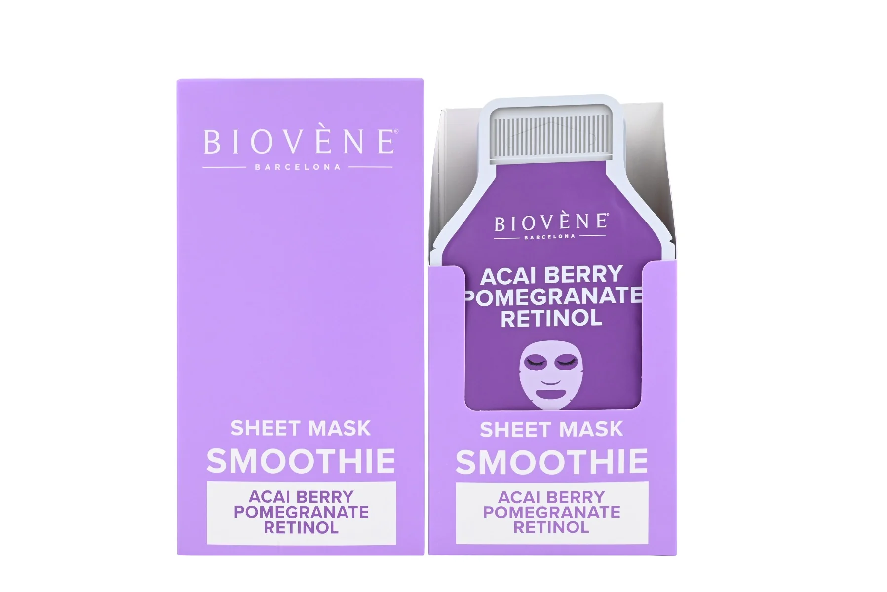 BIOVÉNE Acai + Retinol Dewy-Dream plátýnková maska 25 ml