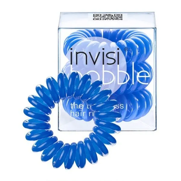 Invisibobble Navy Blue modrá gumička do vlasů 3 ks
