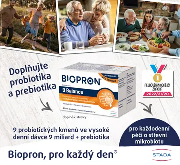 Biopron, pro každý den. Doplňujte probiotika a prebiotika.