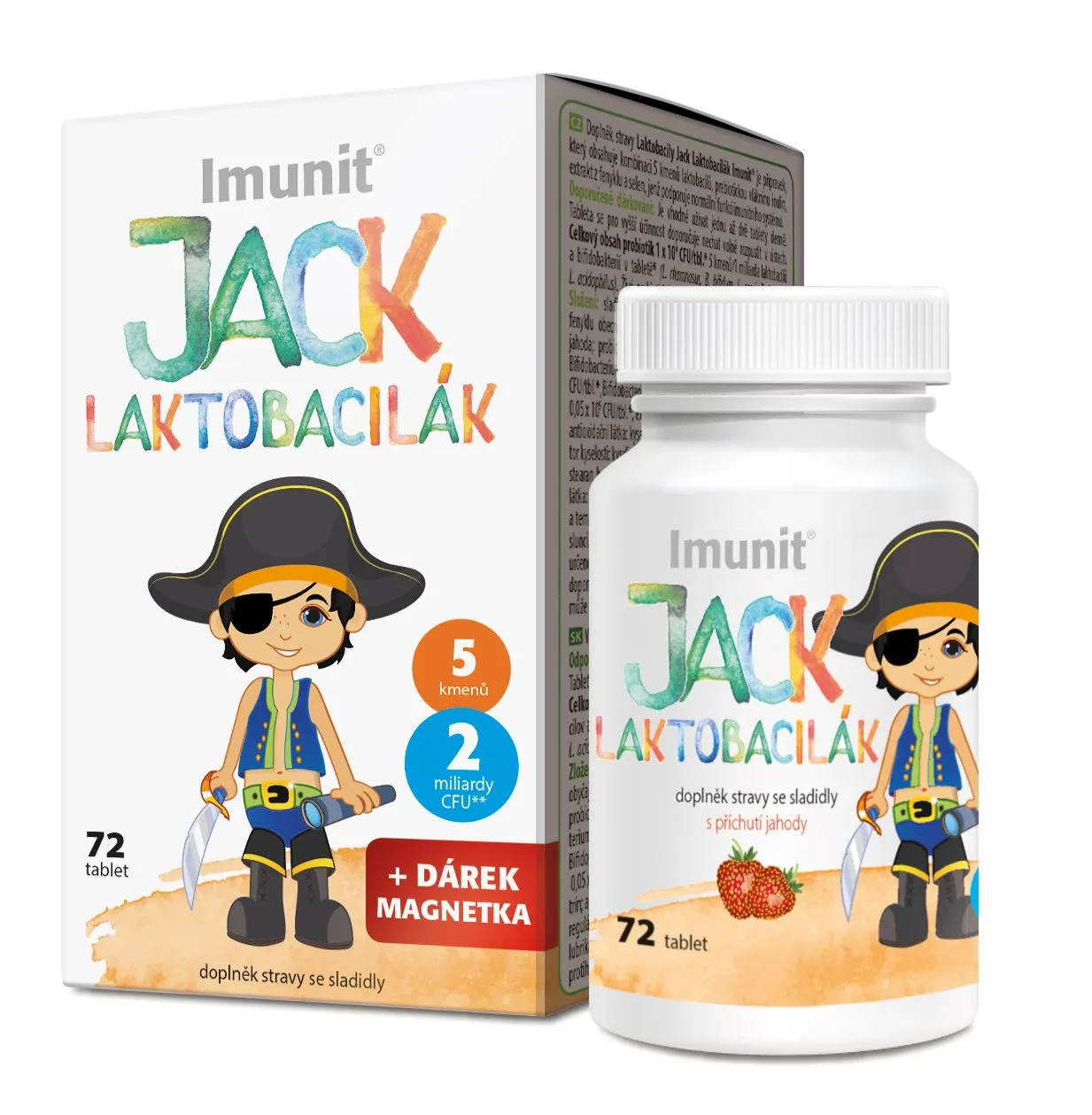 Imunit JACK LAKTOBACILÁK 72 tablet