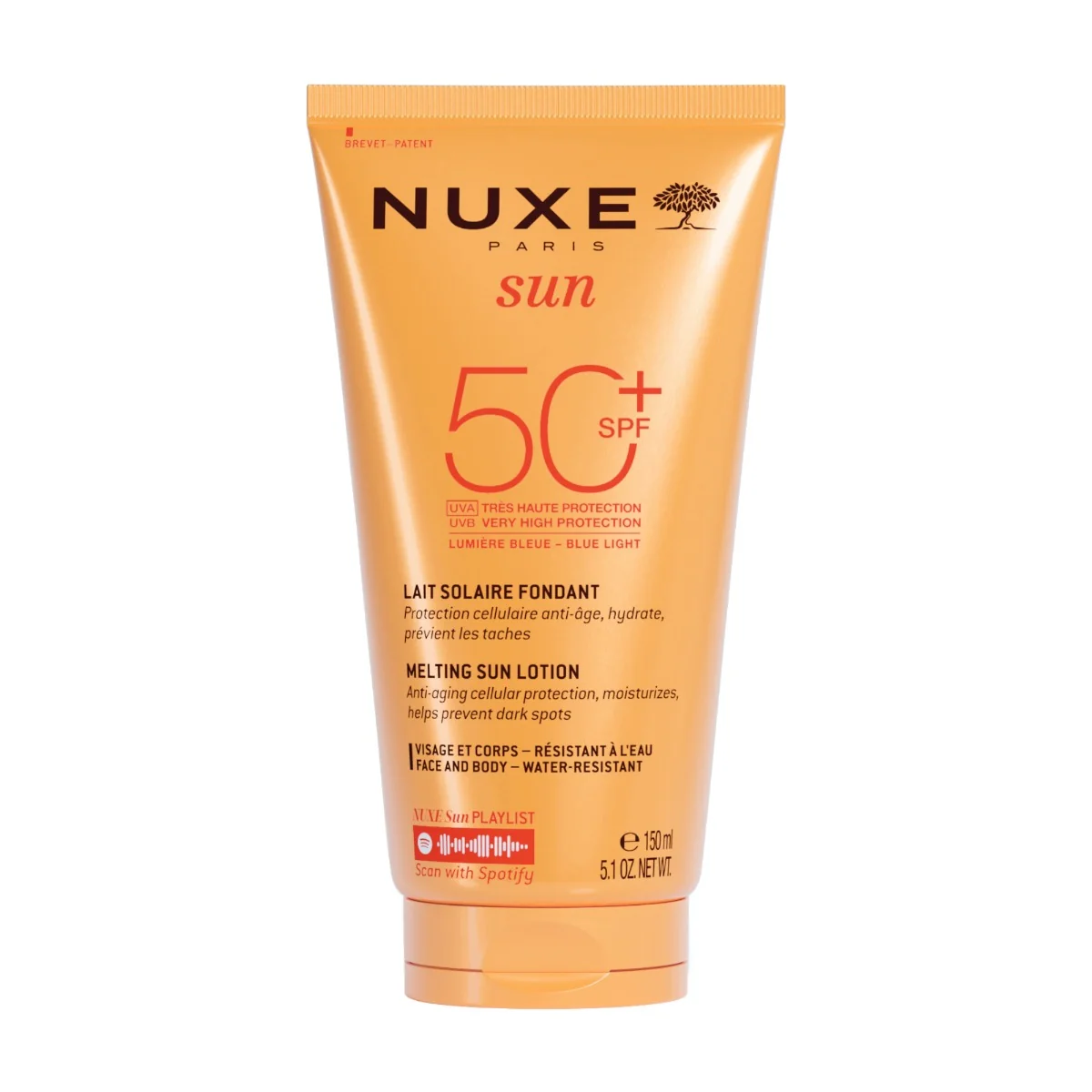 Nuxe Sun Tající opalovací mléko na tělo SPF50+ 150 ml