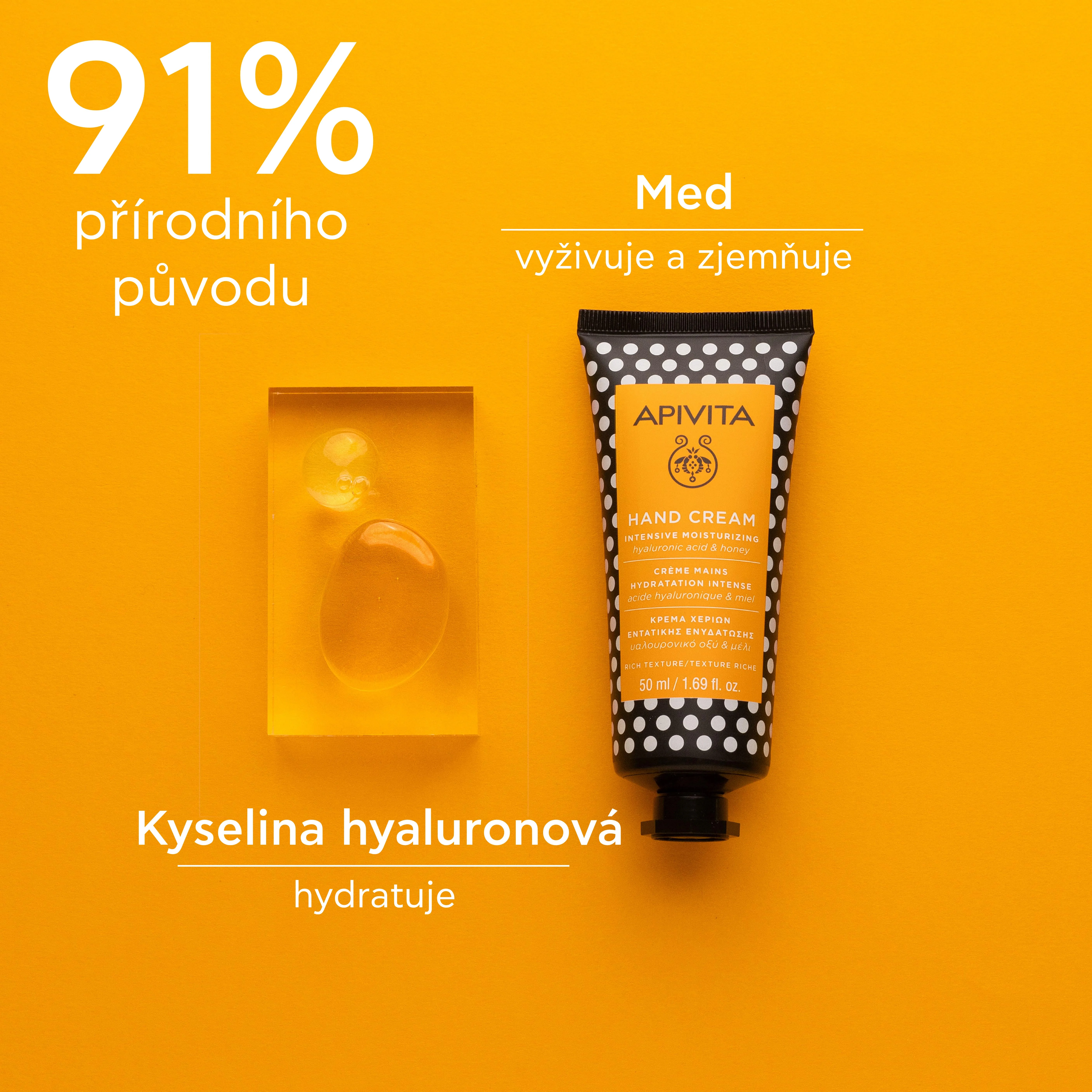 APIVITA Hand Cream Intensive Moisturizing intenzivně hydratující krém na ruce 50 ml