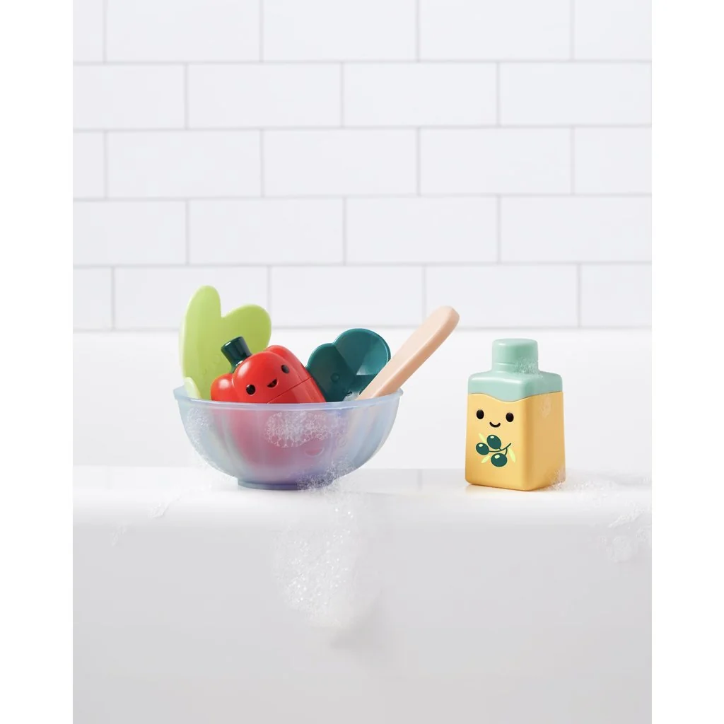 SKIP HOP Sada do vany Tub to table café 12m+ - Zábavný salát