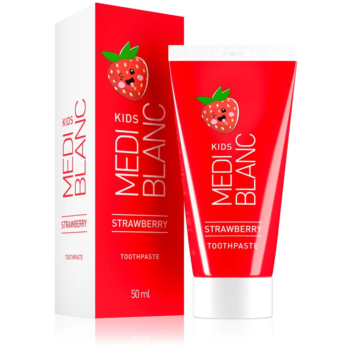 MEDIBLANC Kids Strawberry Toothpaste zubní pasta pro děti 50 ml
