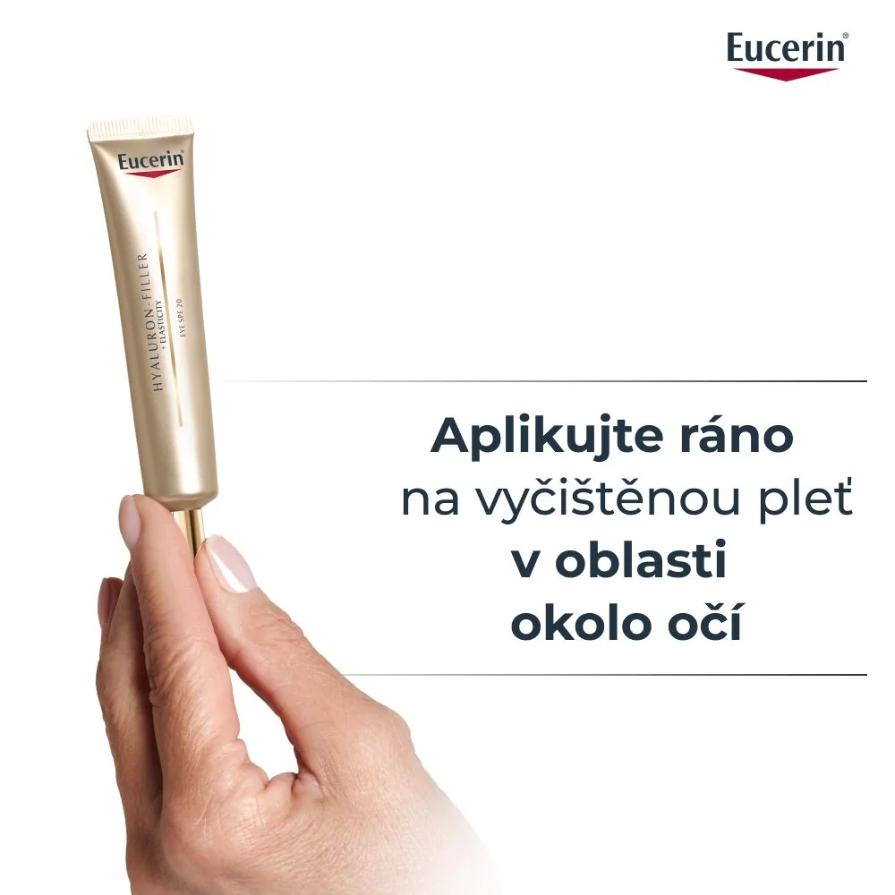 Eucerin Hyaluron-Filler + Elasticity SPF20 oční krém proti vráskám 15 ml