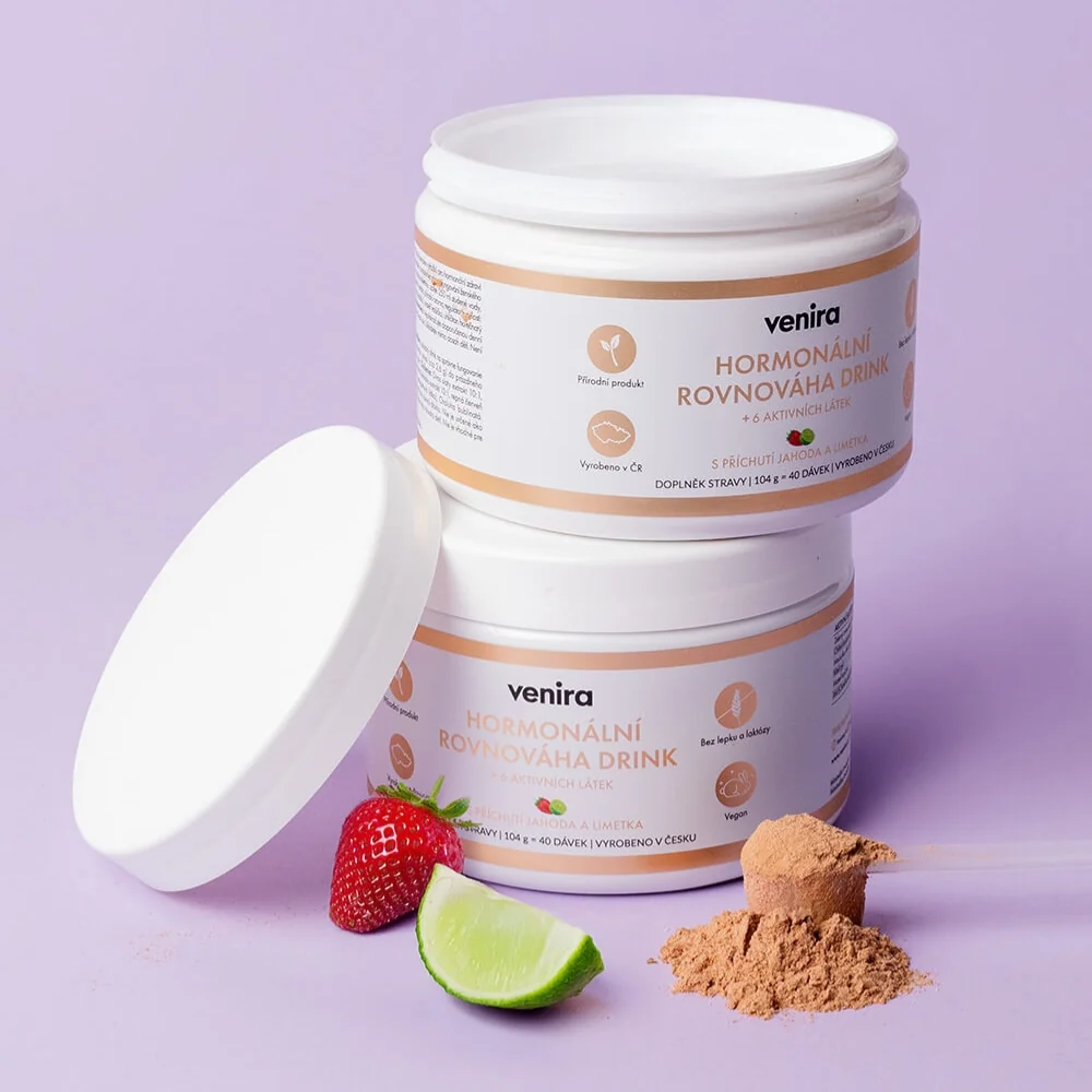 Venira Hormonální rovnováha drink jahoda-limetka 104 g