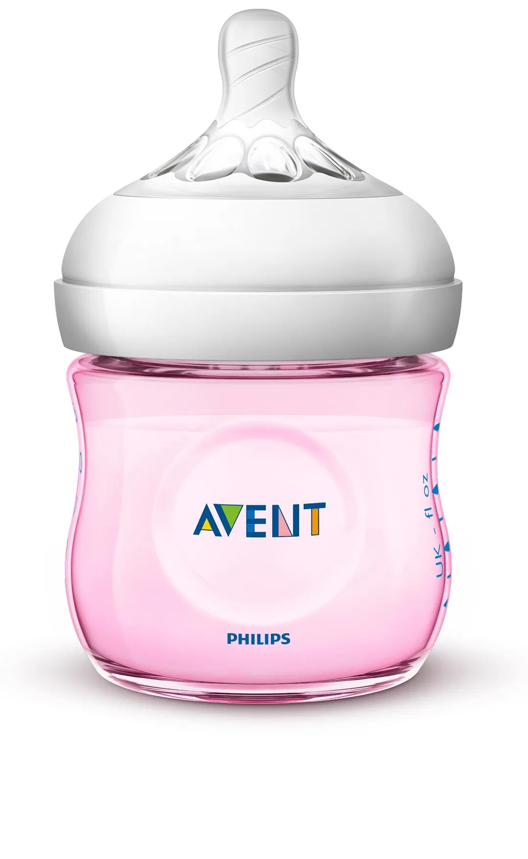 Avent Láhev Natural 125 ml 1 ks růžová