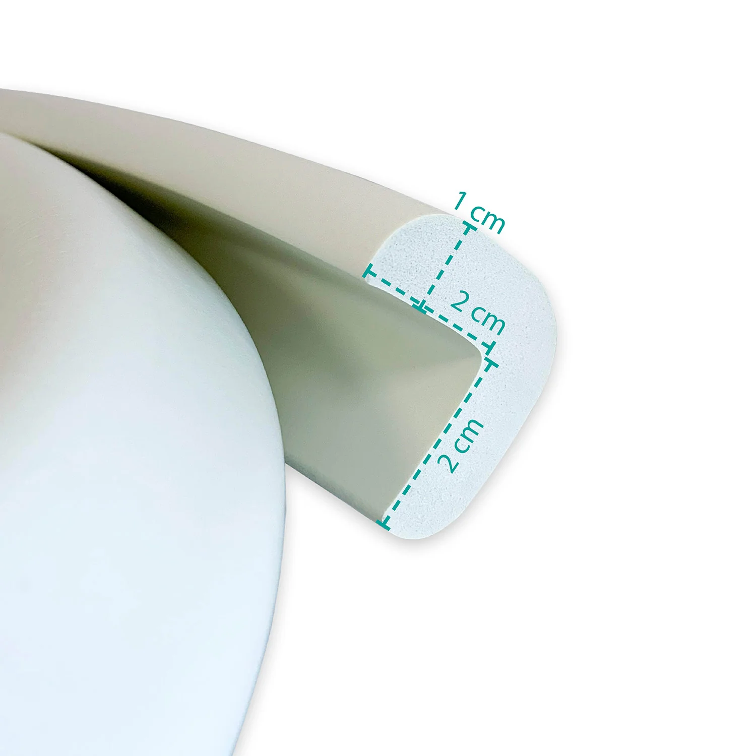 Zopa Pěnový měkký ochranný pás, off white 1