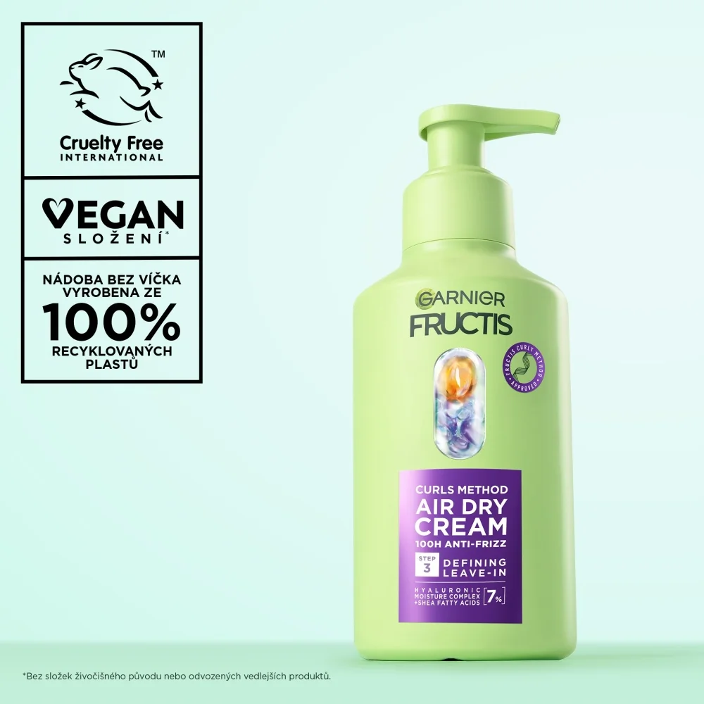 Garnier Fructis Curls hydratační bezoplachový krém na vlnité a kudrnaté vlasy 260 ml