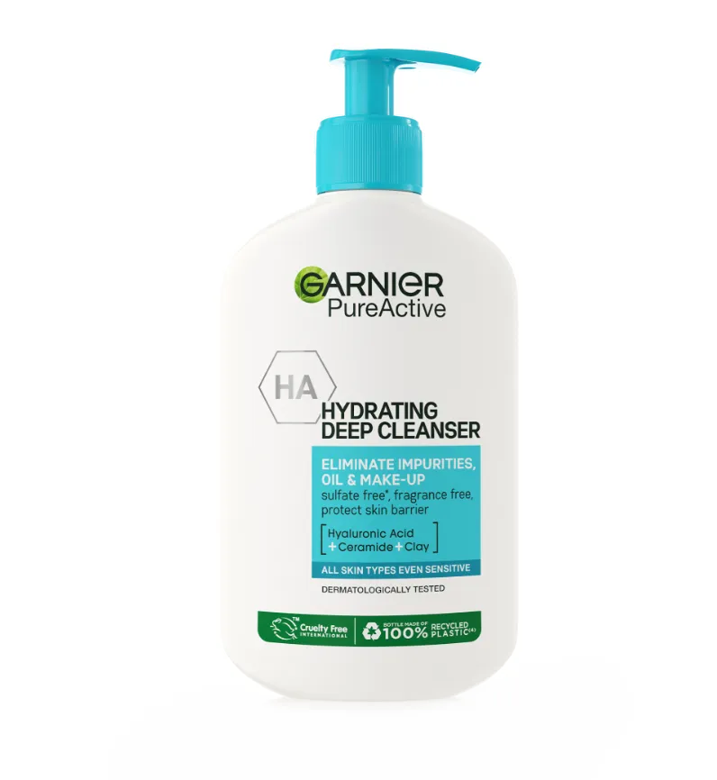 Garnier Pure Active Hydratační čisticí gel proti nedokonalostem 250 ml