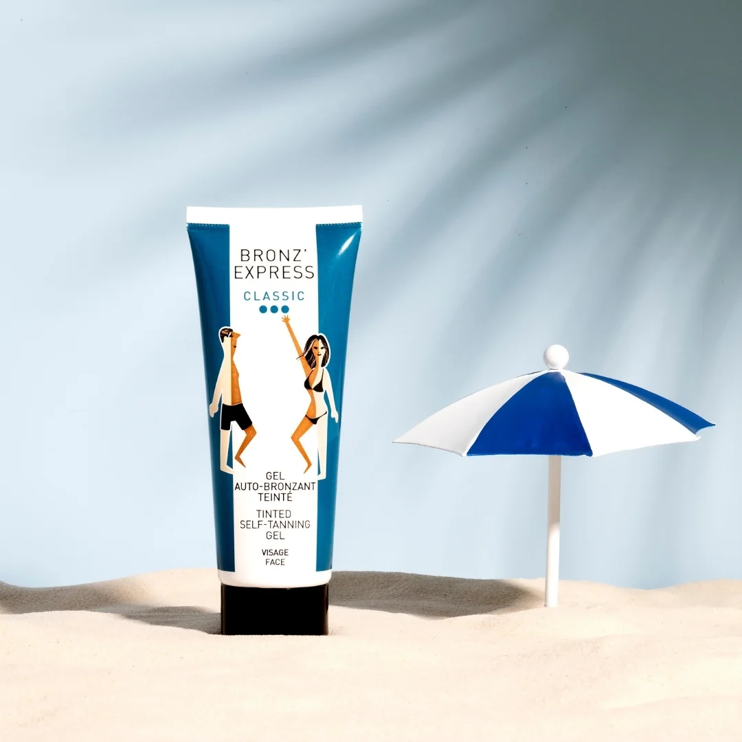 Bronz'Express Tónovaný samoopalovací gel na obličej Classic 75 ml