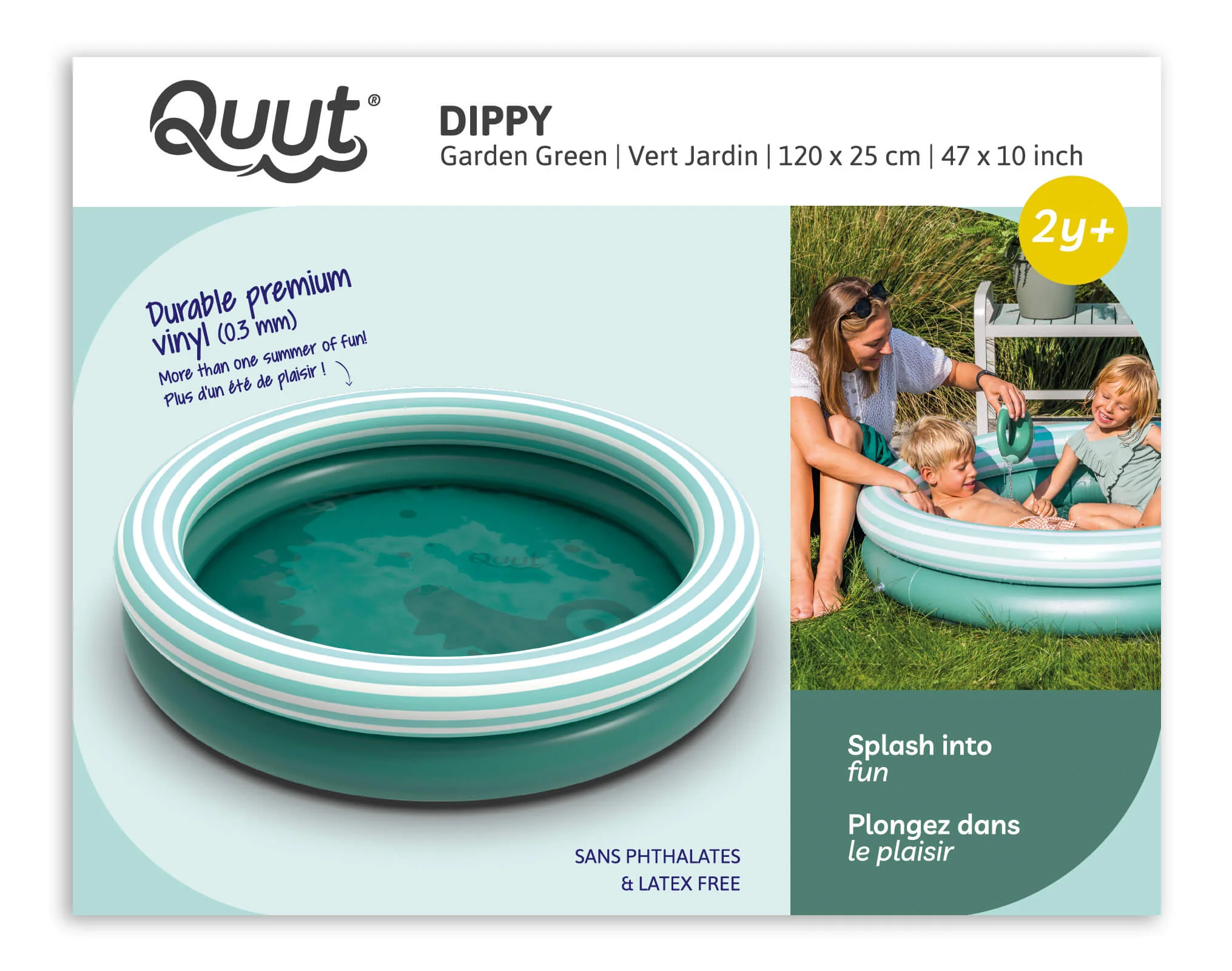 Quut Nafukovací bazén Garden Green (průměr 120cm)