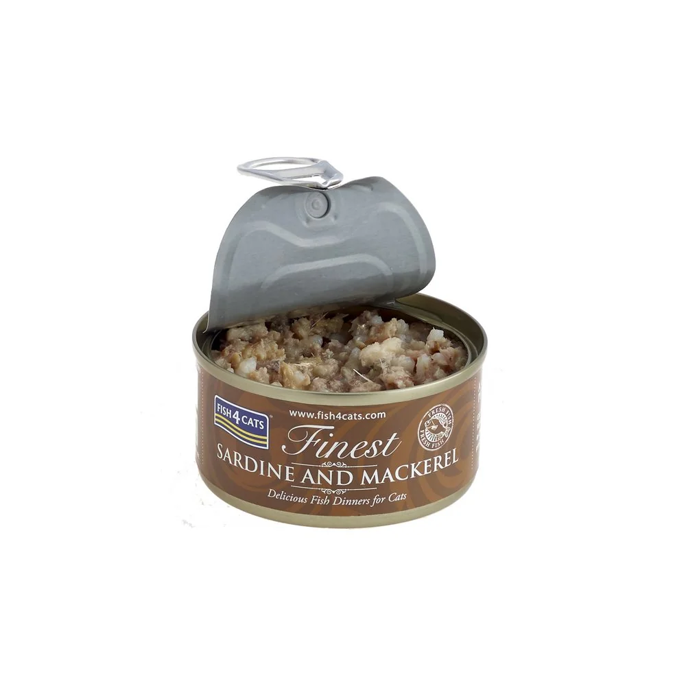 Fish4Cats Konzerva pro kočky Finest sardinka s makrelou 70 g