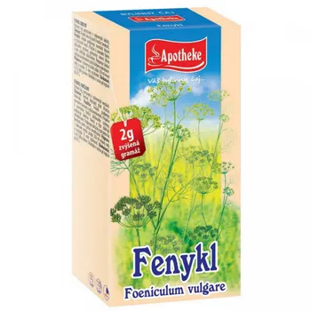 Apotheke Fenykl obecný čaj nálevové sáčky 20x2 g