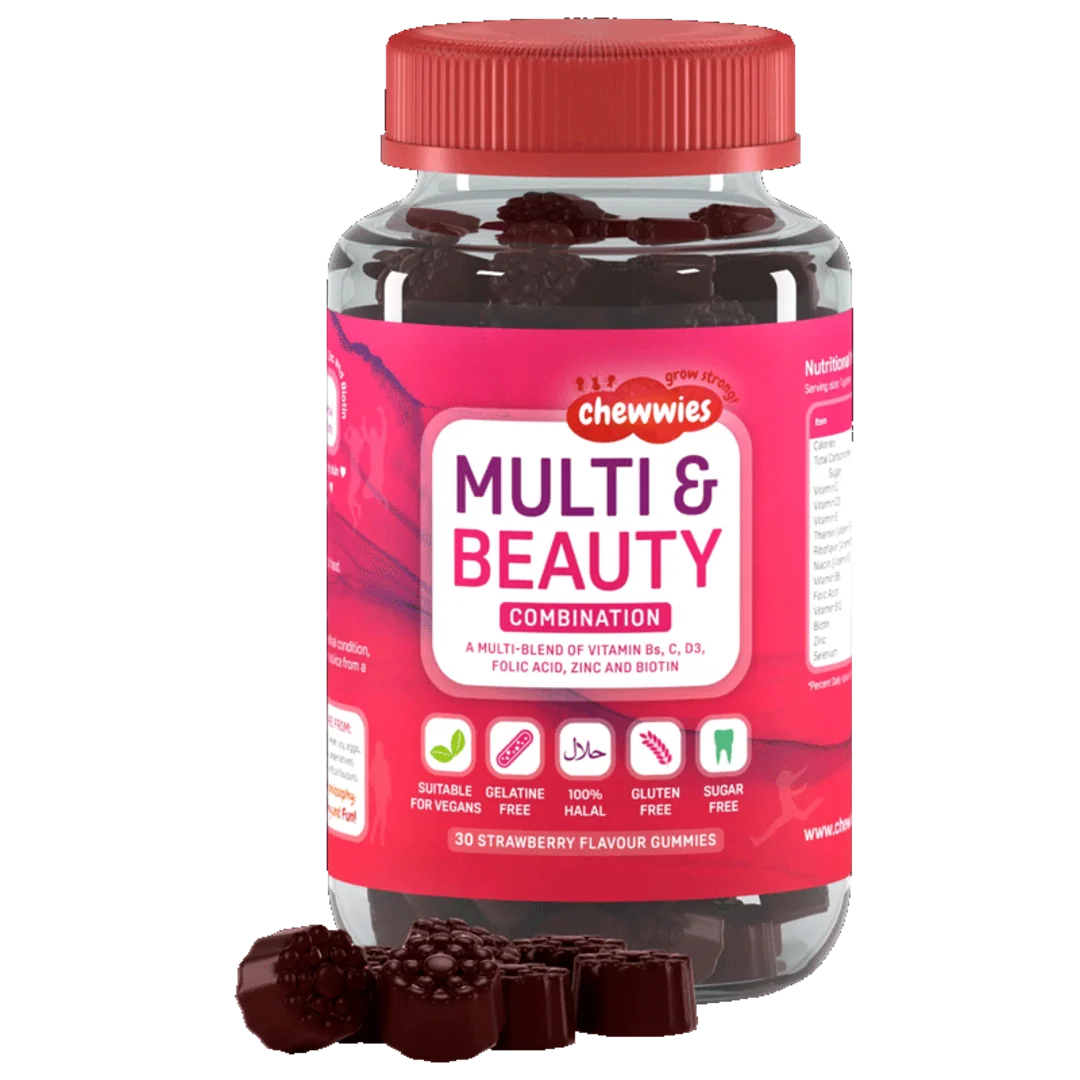 Chewwies Womens Multi & Beauty - 30 želé